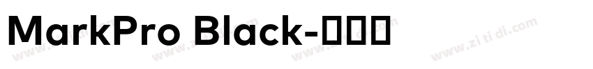 MarkPro Black字体转换